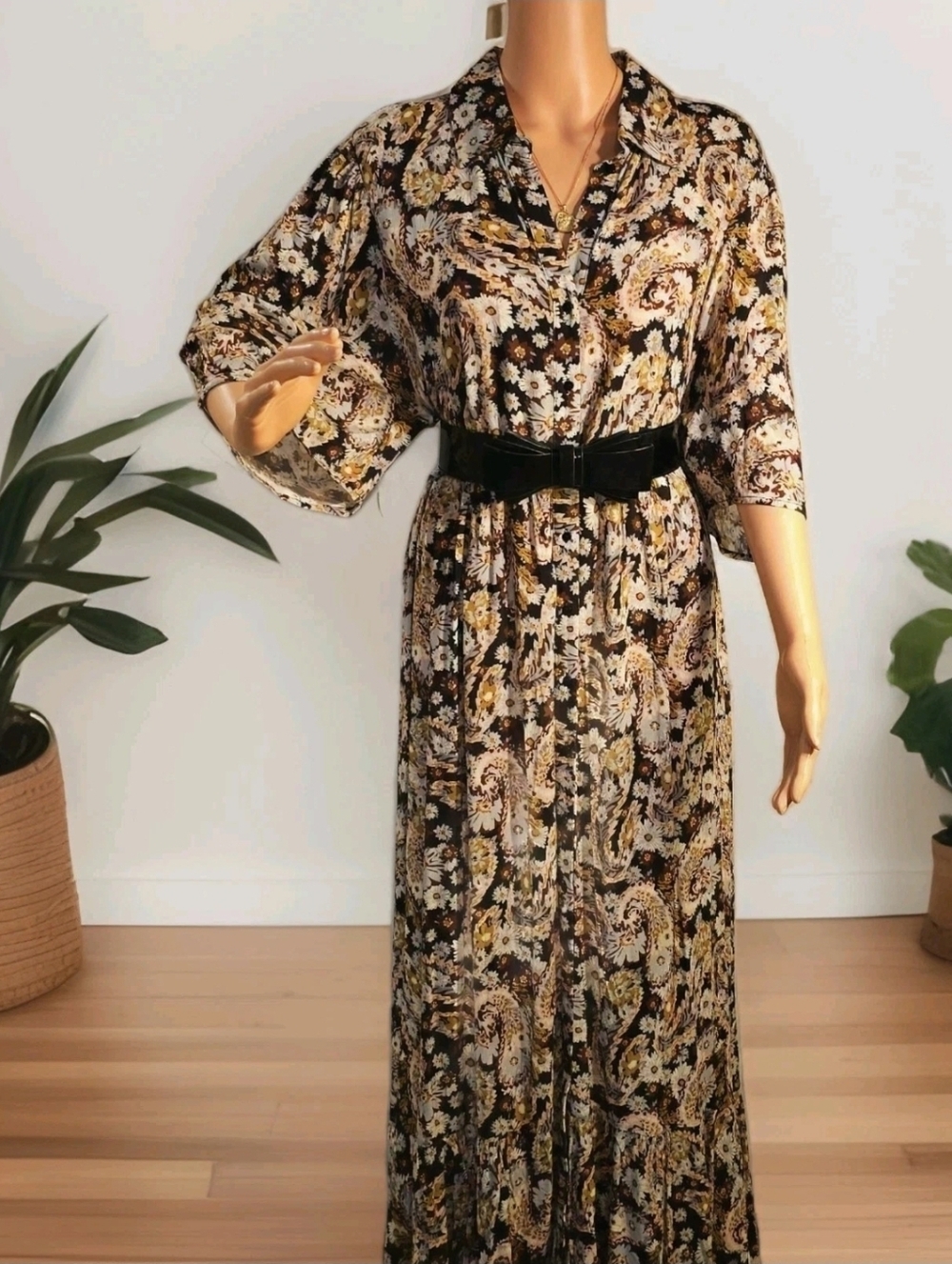 Bohme Floral Paisley Maxi Dress